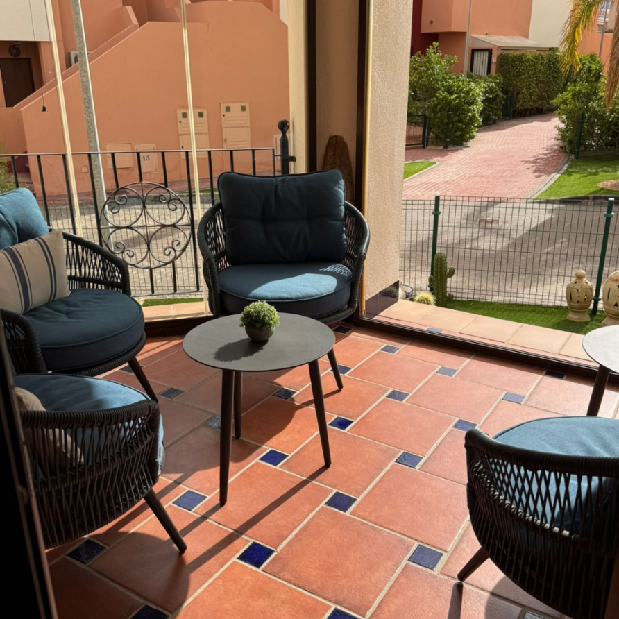 Wintersun in the patio