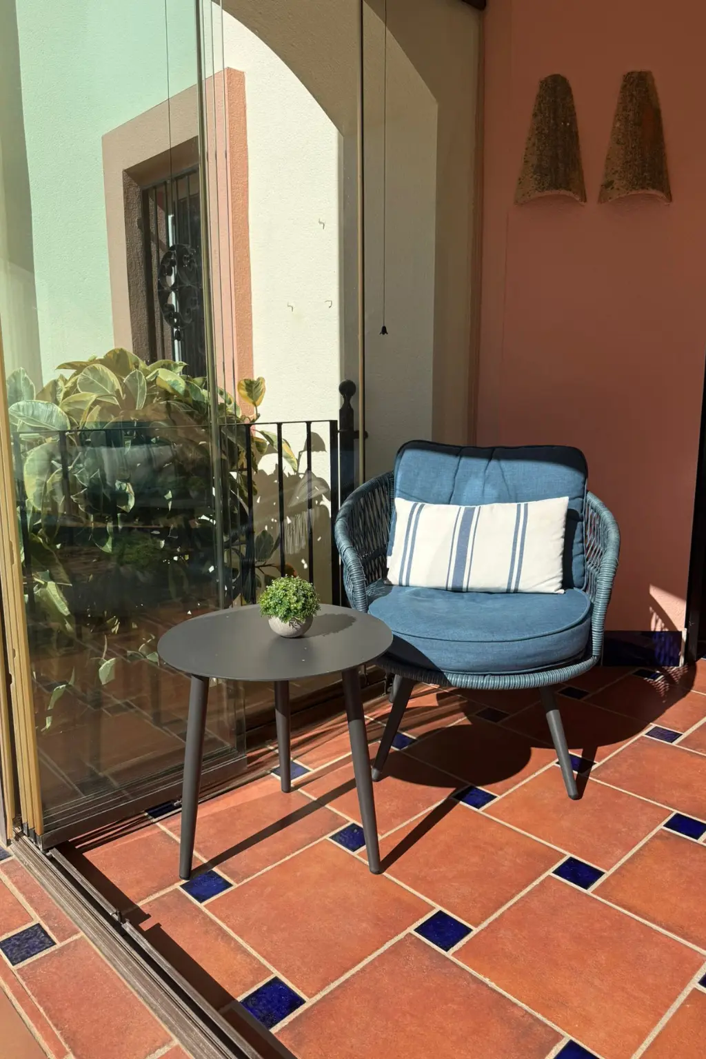 A sunny place in the patio